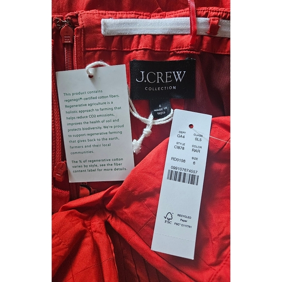J.Crew Collection Strapless Notched Maxi Dress - Picture 9 of 9